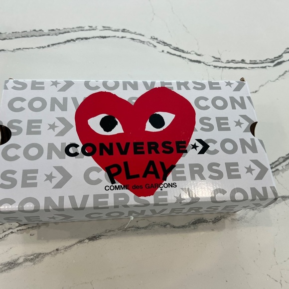 Comme de Garçons PLAY Converse Hi Tops M9/W11 - Picture 5 of 16